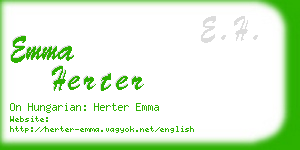 emma herter business card
